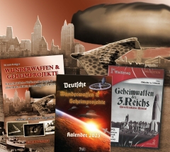 Wunderwaffen & Geheimprojekte Buch + Wandkalender + DVD Geheimwaffen